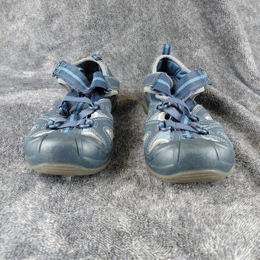 Merrell Hydro Hiker Boys Sandal Size 4W Blue Hook‎ and Loop Water Shoes